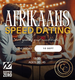 10 Sep - Afrikaans Speed Dating (Pretoria)