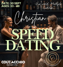 30 Sep - Christian Speed Dating (Durbanville)