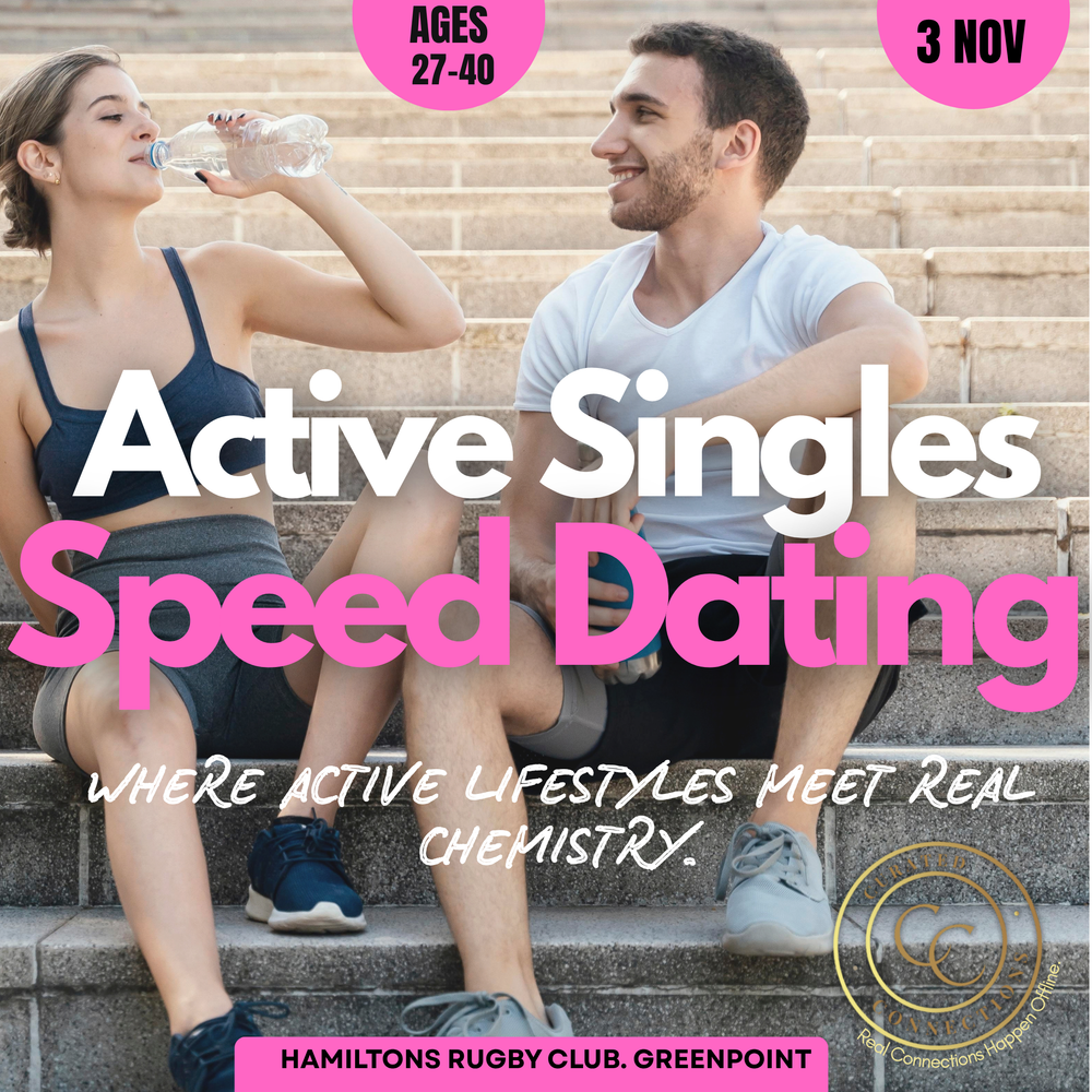 3 Nov - Active Singles Speed Dating - CPT