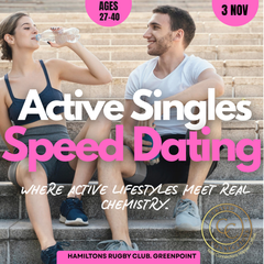 3 Nov - Active Singles Speed Dating - CPT